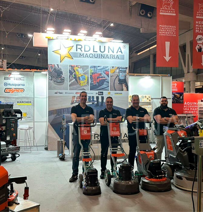 RD Luna Maquinaria consolida su liderazgo en soluciones para la construcción en Construmat 2025