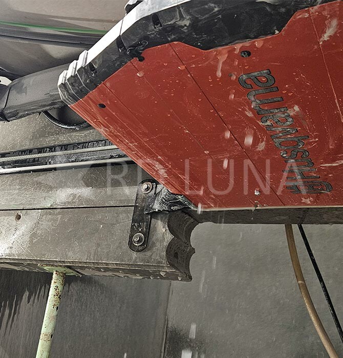 Cortadora mural Husqvarna WS 8 para corte de hormigón: entrega a cliente