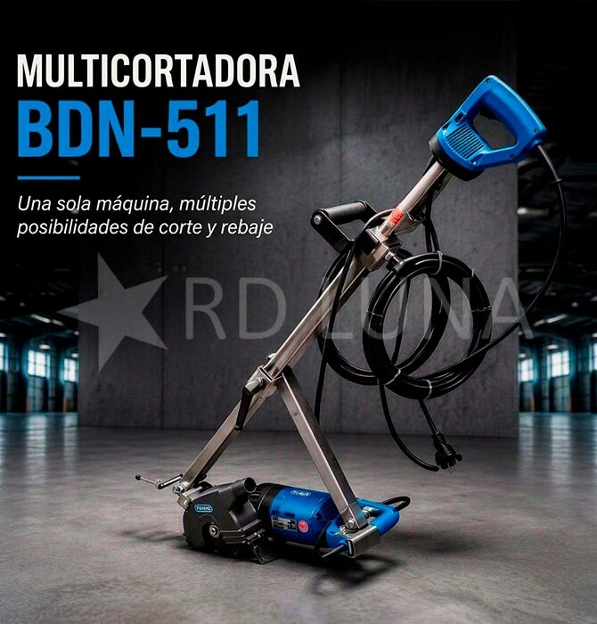 Multicortadora BDN-511: una sola máquina, múltiples posibilidades de corte y rebaje