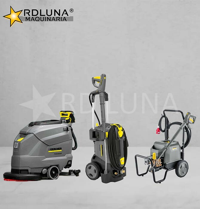 En RD LUNA MAQUINARIA somos representantes Oficiales de Kärcher