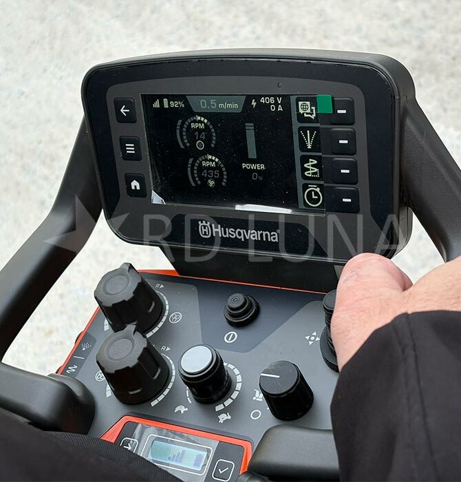 Entrega de la pulidora PG 6 DR de Husqvarna