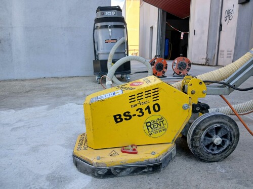 No te pierdas la pulidora BS-310 desbastando hormigón - 1